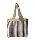 SHOPPIING BAG ZEB BLACK AND WHITE STRIPE